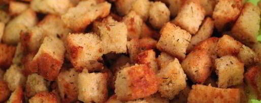 Шаг 3: сухариков со вкусом курицы