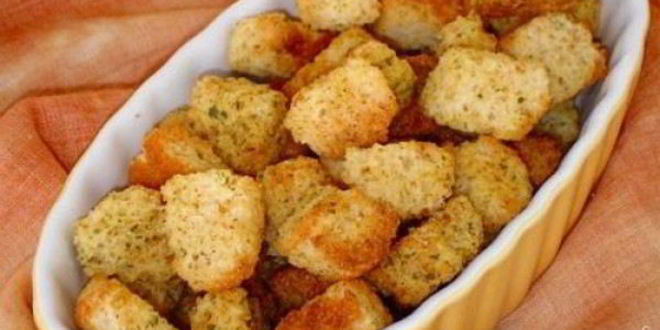 Рецепт сухариков в духовке