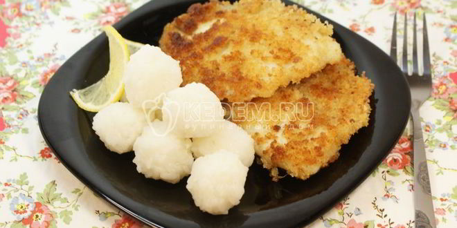 Рецепт тилапии в сухариках