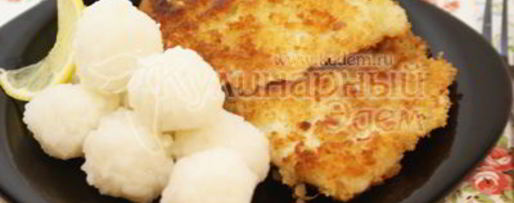 Шаг 5: тилапии в сухариках