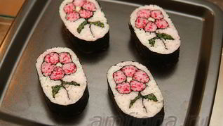 Рецепт Кадзарей-суш Цветок