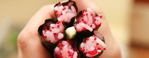 Шаг 6: кадзарей-суш цветок