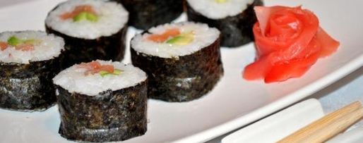 Шаг 11: маков суши с лососем и авокадо