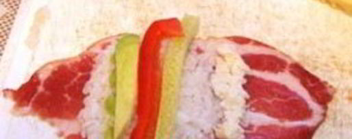 Шаг 3: мясных суш