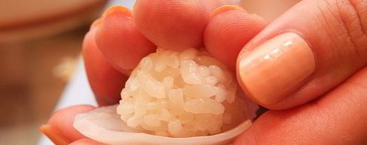 Шаг 7: нигирей-суш с кальмаром