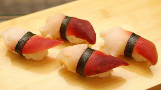 Рецепт Нигирей-суш с хоккигаем