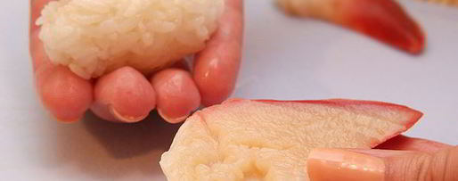 Шаг 4: нигирей-суш с хоккигаем