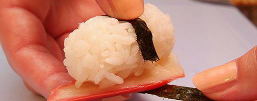 Шаг 6: нигирей-суш с хоккигаем