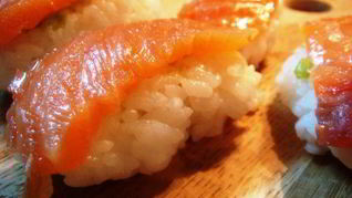 Рецепт Нигирей-суш с лососем