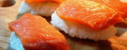 Шаг 3: нигирей-суш с лососем