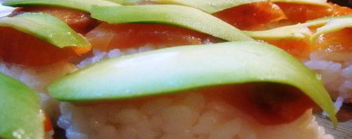 Шаг 4: нигирей-суш с лососем