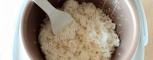 Шаг 5: риса для суши в мультиварке