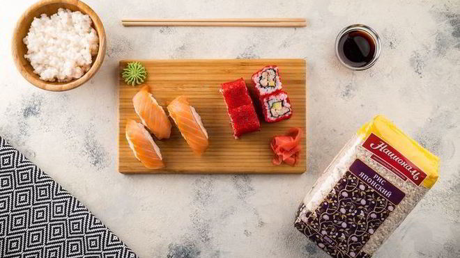 Рецепт Ролла Калифорния и суши Нигири