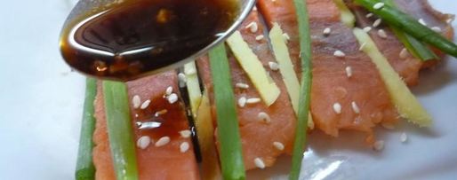 Шаг 5: сашими из лосося