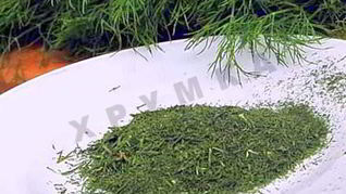 Рецепт Сушеного укропа в духовке