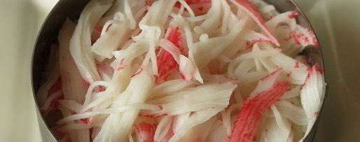 Шаг 14: суш мини-торт с крабовыми палочками