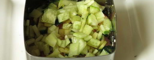 Шаг 9: суш мини-торт с крабовыми палочками