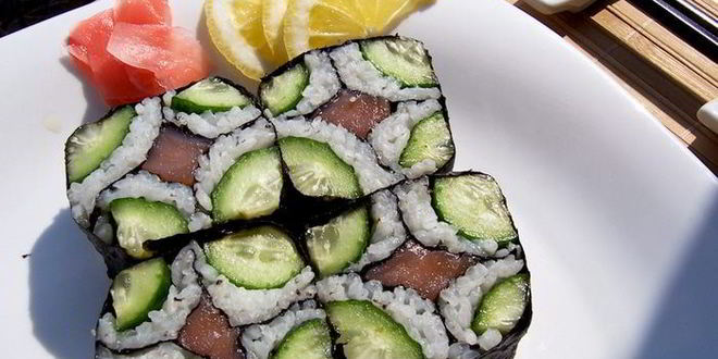 Рецепт суш-ролла мозаика