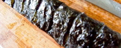 Шаг 5: суш-ролла огуречный цветок