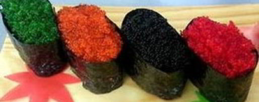 Шаг 6: суш с икрой летучей рыбы