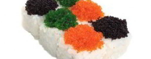 Шаг 7: суш с икрой летучей рыбы