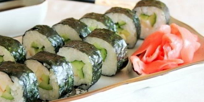 Рецепт суш с кальмаром