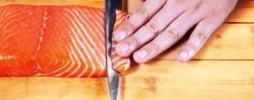 Шаг 1: суш с лососем