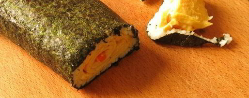 Шаг 19: суш с омлетом цыплята