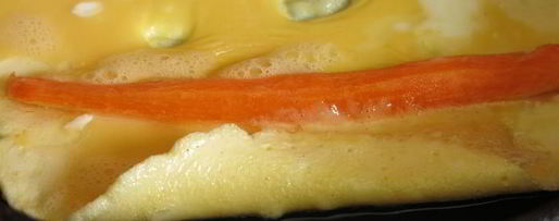 Шаг 9: суш с омлетом цыплята