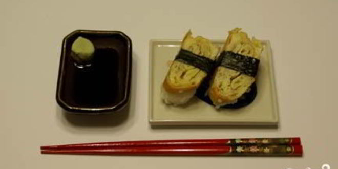 Рецепт суш с омлетом