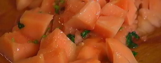 Шаг 4: суш с папайей и медом