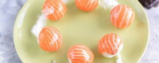 Шаг 8: суш темари на хэллоуин