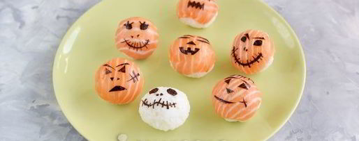 Шаг 9: суш темари на хэллоуин