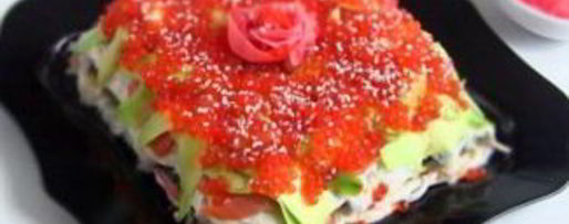 Шаг 8: суш-торта закусочный