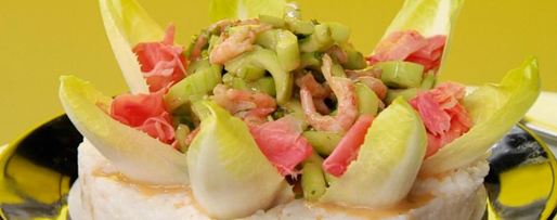 Шаг 5: суш-тортика с креветками