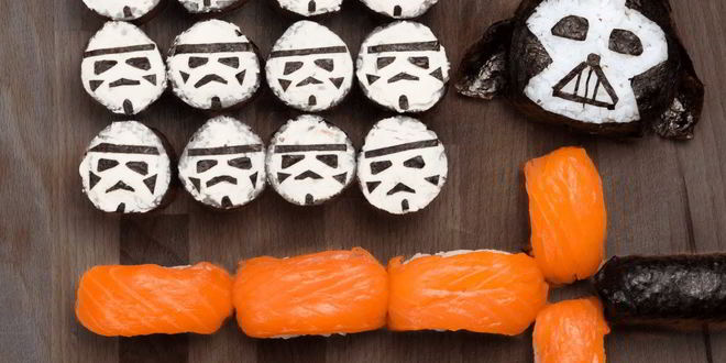 Рецепт суш в стиле звездных войн