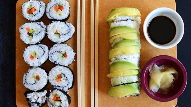 Рецепт Суш вегетарианских