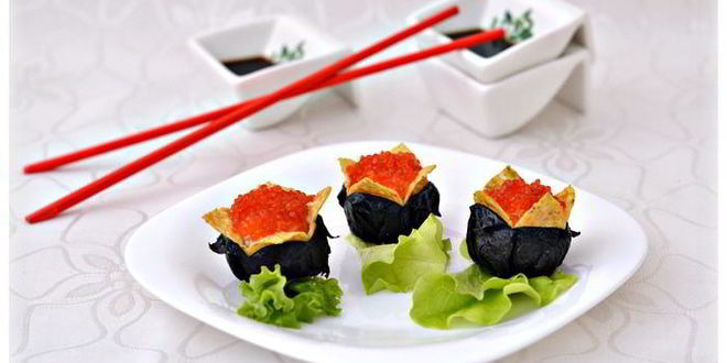 Рецепт суш восточный цветок