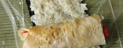 Шаг 14: суш яблоки с крабовыми палочками