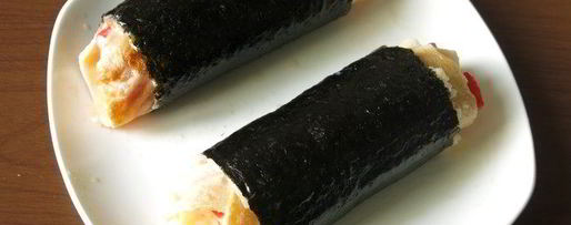 Шаг 17: суш яблоки с крабовыми палочками