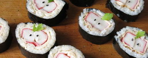 Шаг 20: суш яблоки с крабовыми палочками