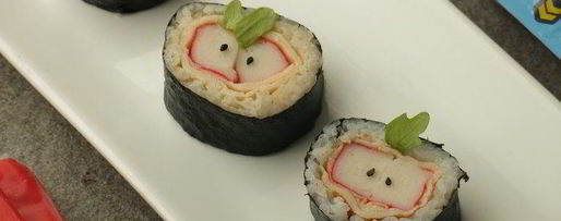 Шаг 21: суш яблоки с крабовыми палочками