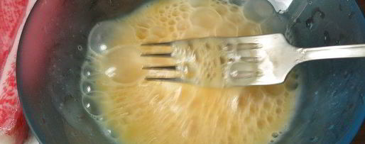 Шаг 4: суш яблоки с крабовыми палочками