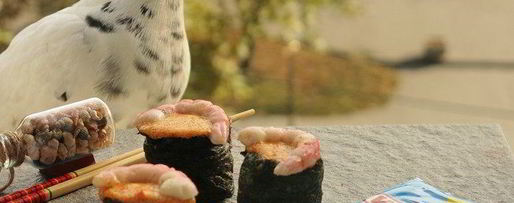 Шаг 11: суш, запеченных со спайси соусом с крабовыми палочками