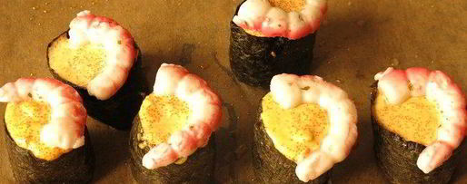 Шаг 9: суш, запеченных со спайси соусом с крабовыми палочками