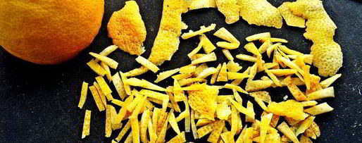 Шаг 1: цедры лимона