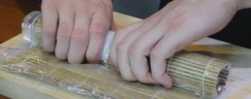 Шаг 3: запеченных суш