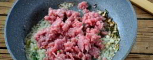 Шаг 3: сушек, фаршированных фаршем