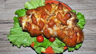 Рецепт Свиной рульки маринованной и запеченная