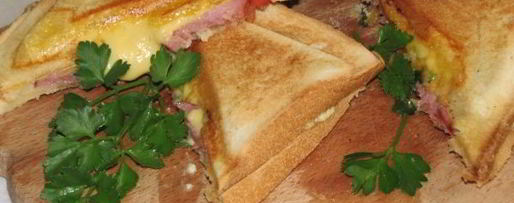 Шаг 10: горячих сэндвичей с колбасой, сыром и помидорами